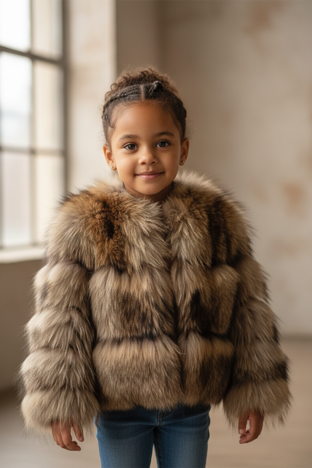 Impératrice mini  – Veste de Luxe Fourrure Véritable