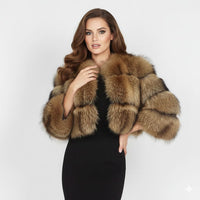 Impératrice – Veste de Luxe Fourrure Véritable